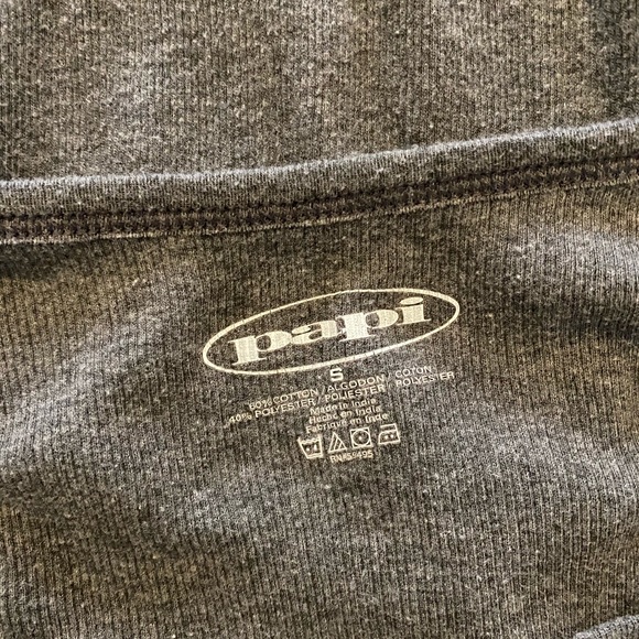 Gray Papi Ribbed Tank Top - Picture 3 of 3